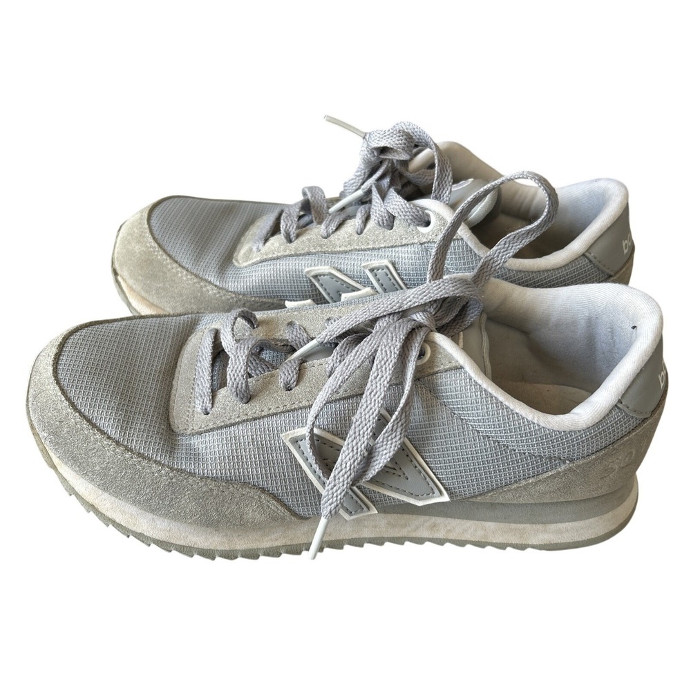 New Balance 501 Women's Sneakers Size 6.5 White/Grey/Blue Running Shoes